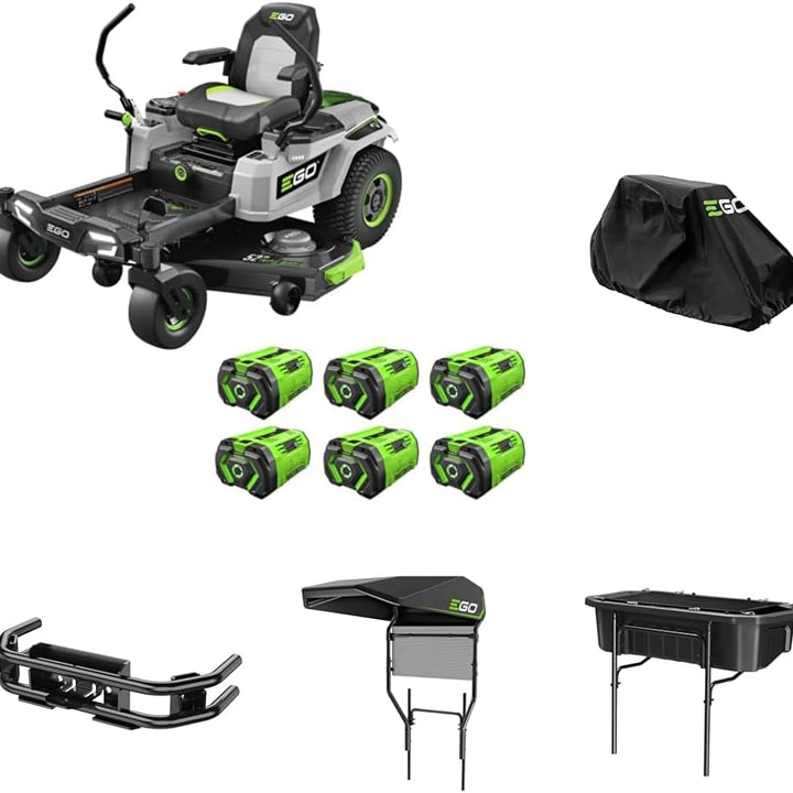 EGO ZT5207L 52-Inch 56-Volt Lithium-ion Cordless Z6 Zero Turn Riding Mower Collection