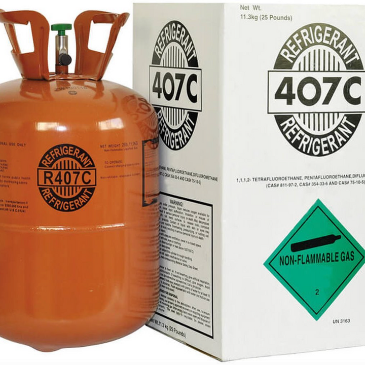 25lb R-407C Refrigerant, Factory Sealed – Made in USA