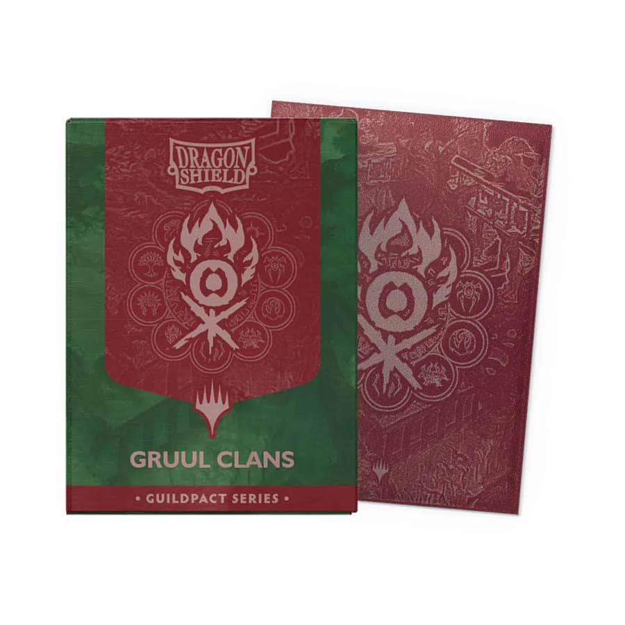 Dragon Shield: Dual Matte Art Sleeves - Magic: The Gathering Guildpact Series - Gruul Clans - Standard Size (100)