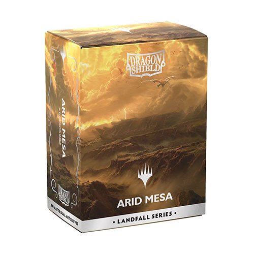 Dragon Shield: Dual Matte Art Sleeves - Magic: The Gathering Landfall Series - Arid Mesa - Standard Size (100)
