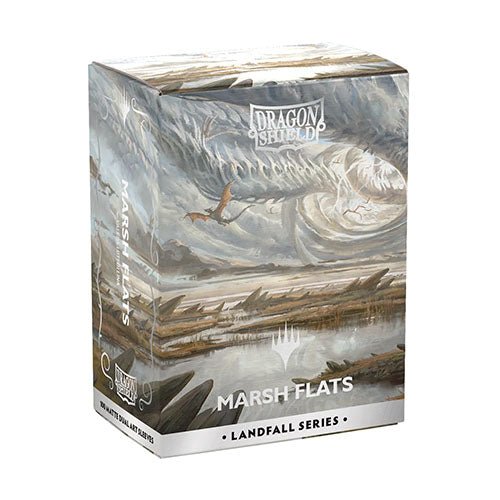 Dragon Shield: Dual Matte Art Sleeves - Magic: The Gathering Landfall Series - Marsh Flats - Standard Size (100)