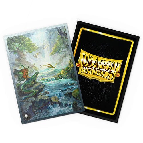 Dragon Shield: Dual Matte Art Sleeves - Magic: The Gathering Landfall Series - Misty Rainforest - Standard Size (100)