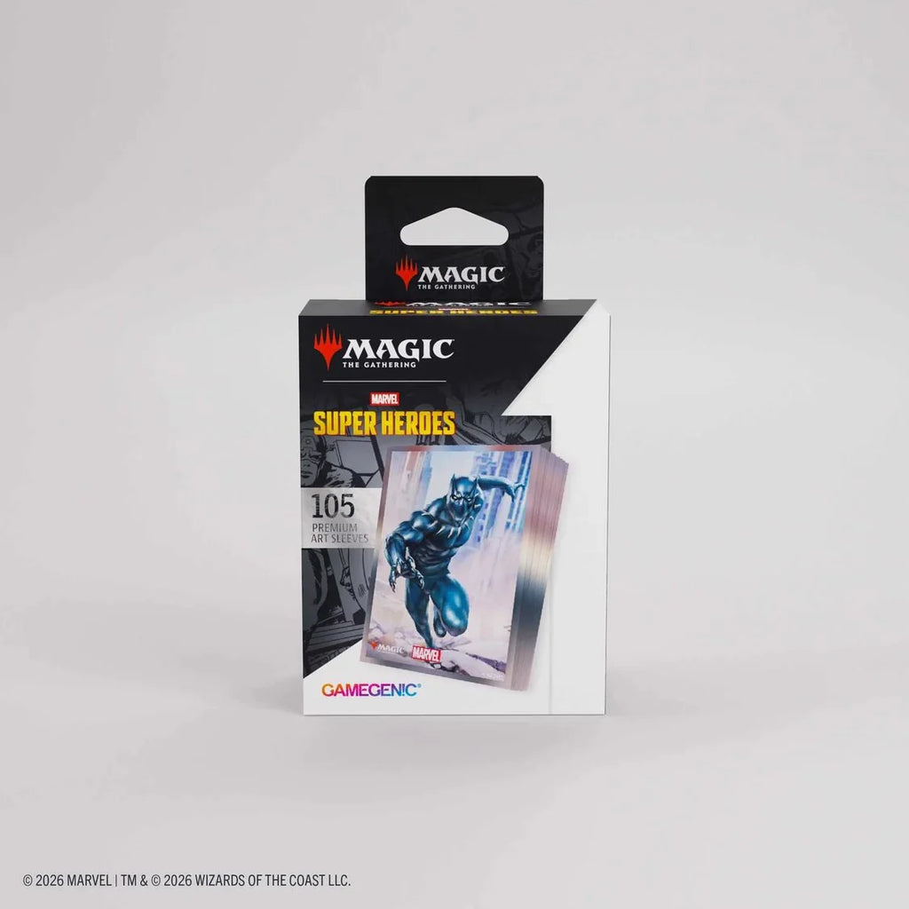 Gamegenic - Magic: The Gathering Marvel Super Heroes Premium Art Sleeves - Black Panther