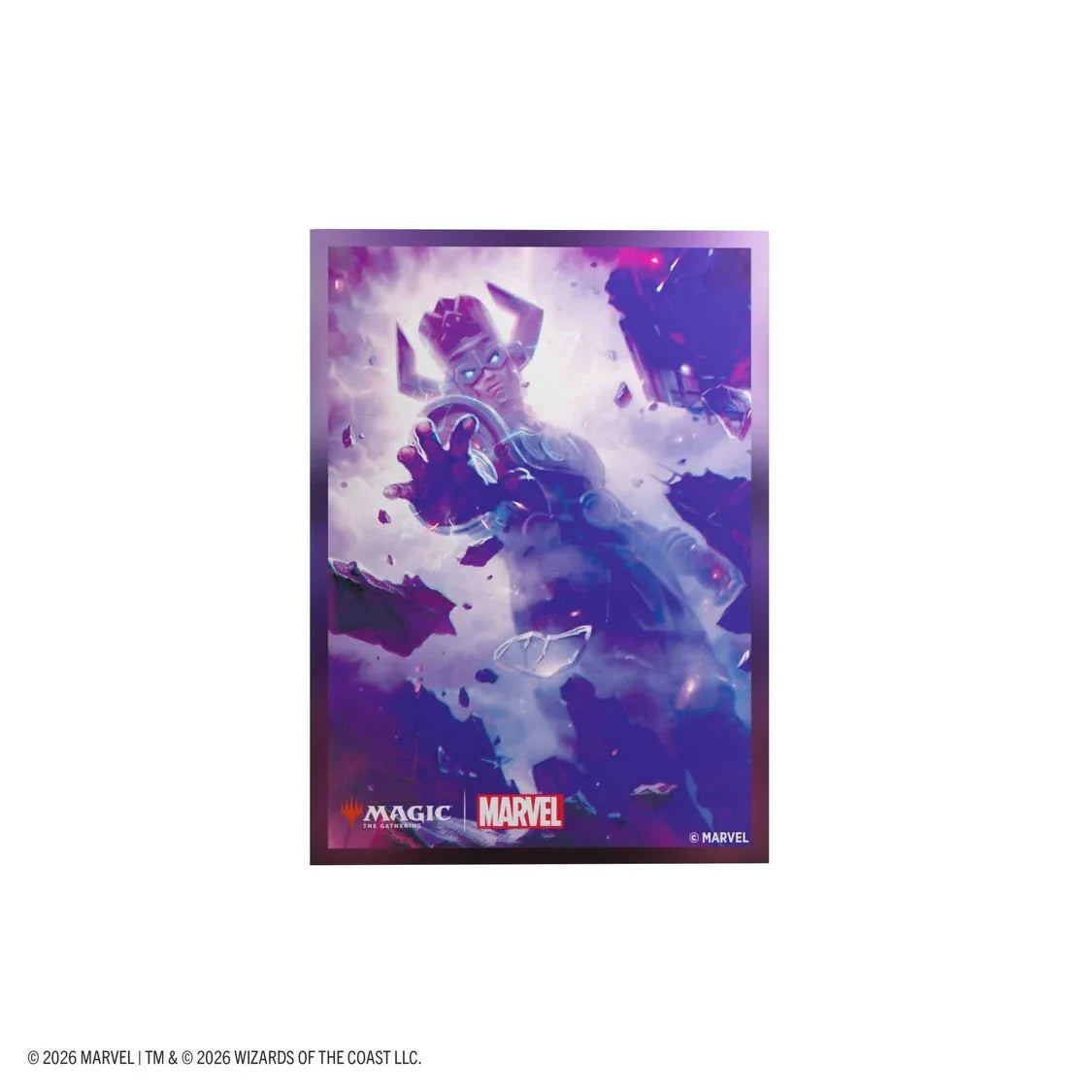 Gamegenic - Magic: The Gathering Marvel Super Heroes Premium Art Sleeves - Galactus Token