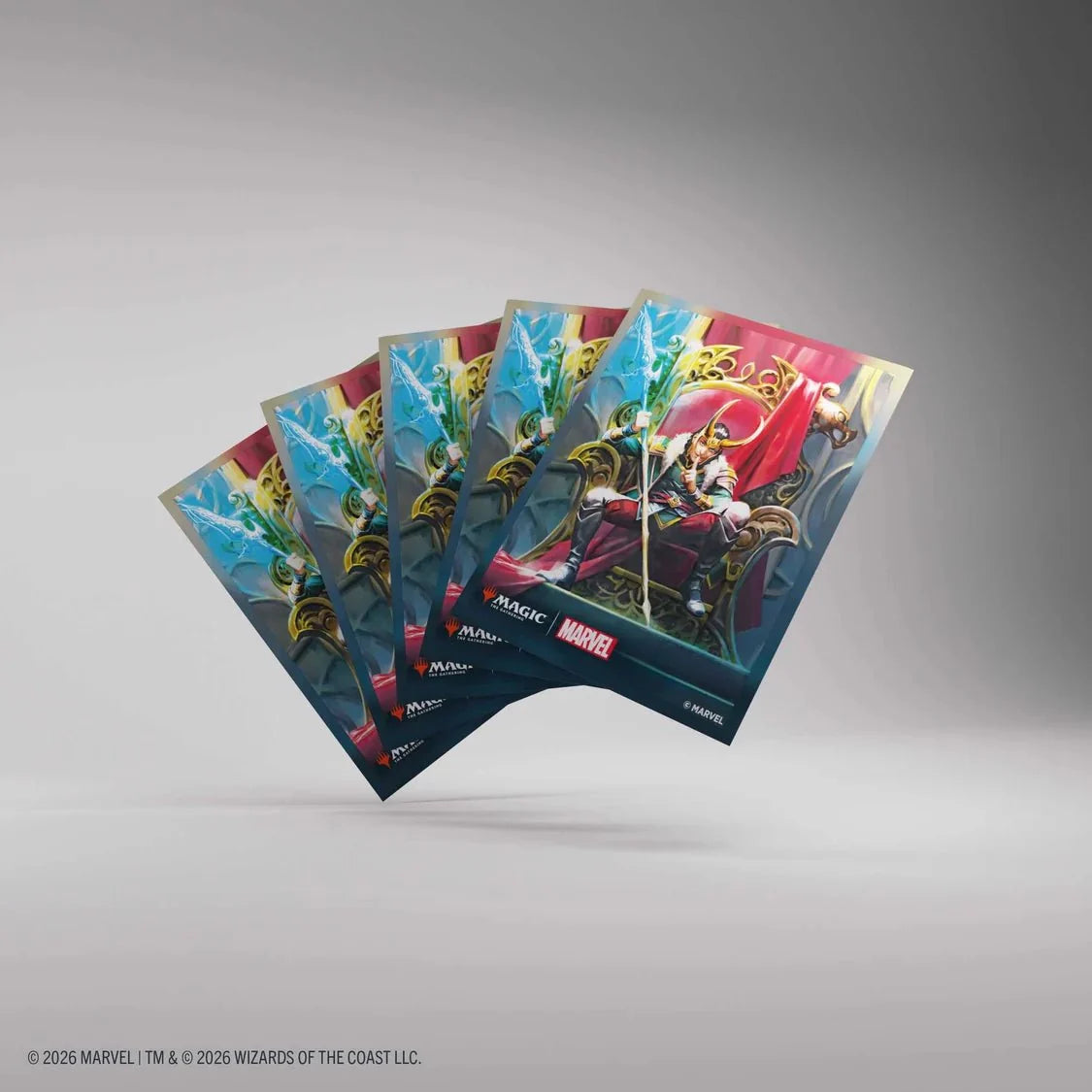 Gamegenic - Magic: The Gathering Marvel Super Heroes Premium Art Sleeves - Loki/Doctor Doom