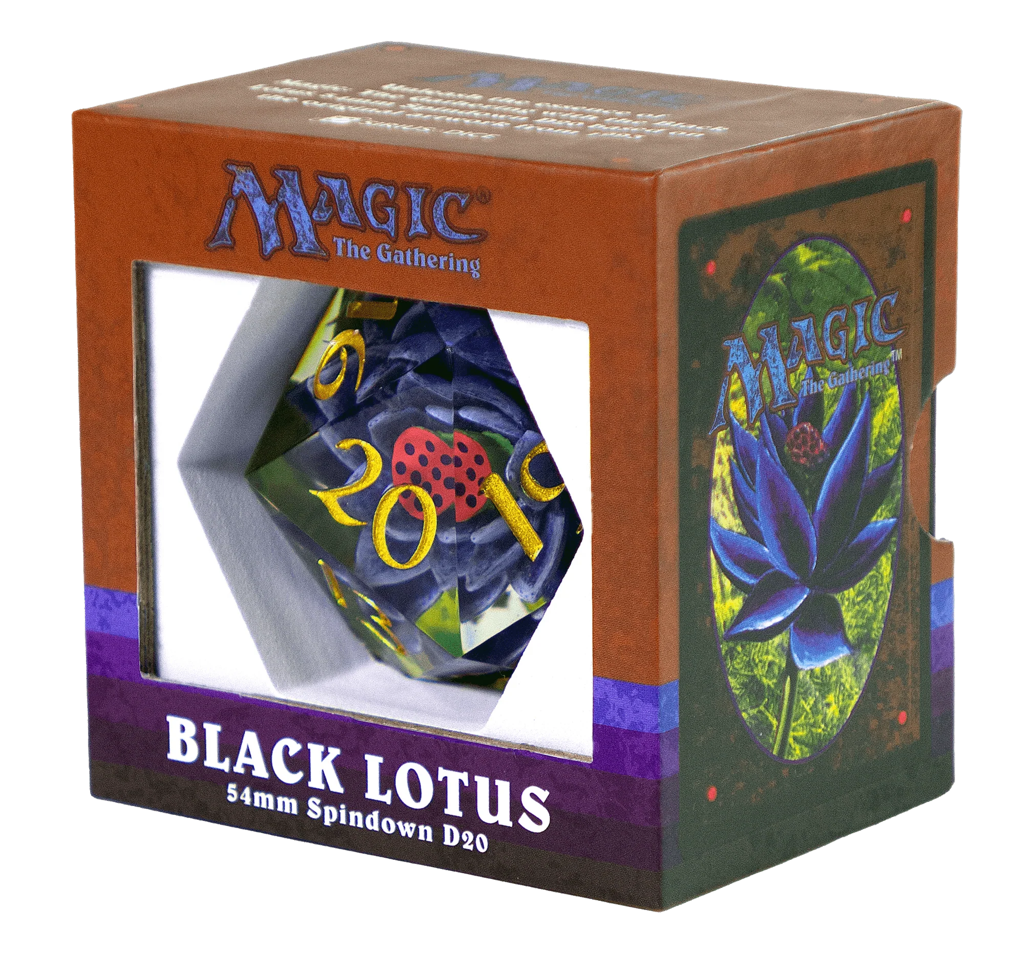 Magic The Gathering Black Lotus Spindown 54mm D20 - Sirius Dice