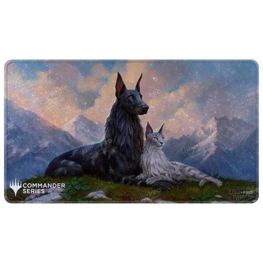 Magic: The Gathering - Commander Series- Release 8- Holofoil Playmat Rin and Seri