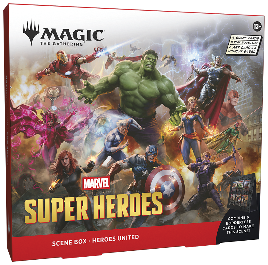 Magic The Gathering: Marvel Super Heroes Scene Box - Heroes United