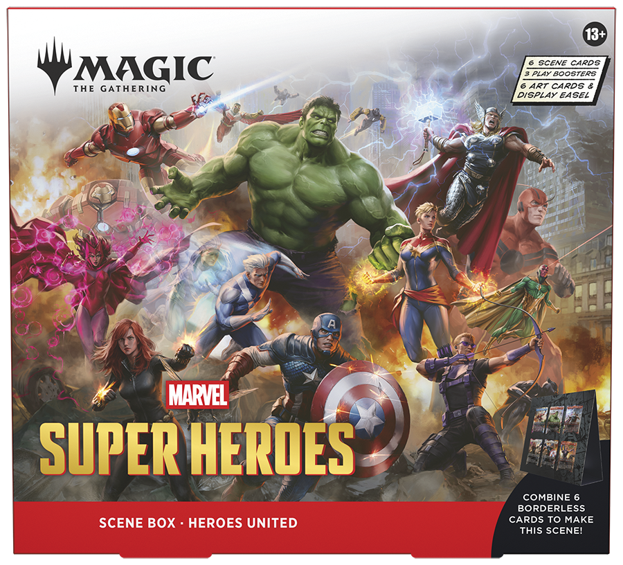 Magic The Gathering: Marvel Super Heroes Scene Box - Heroes United