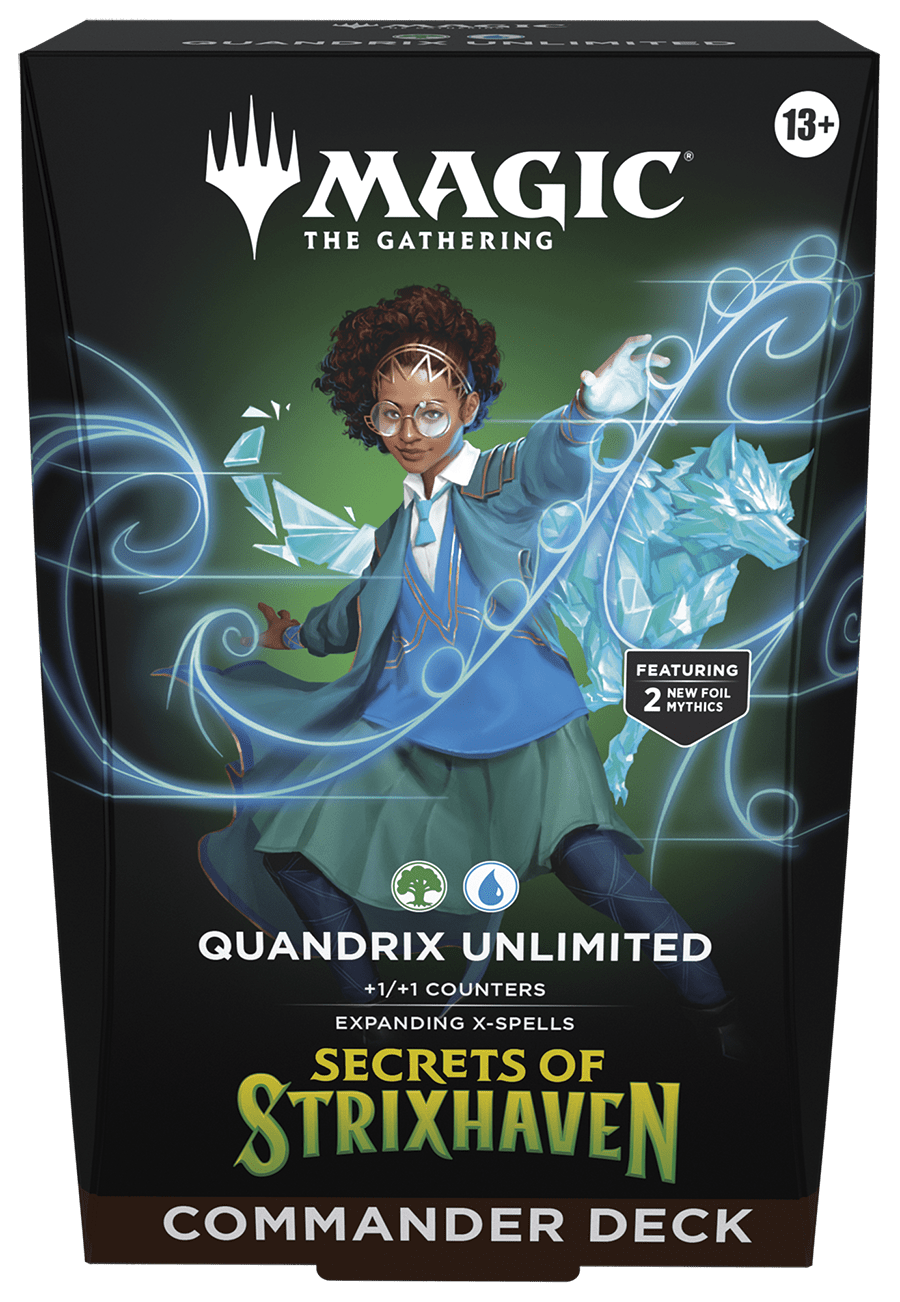 Magic: The Gathering - Secrets of Strixhaven Quandrix Unlimited Commander Deck