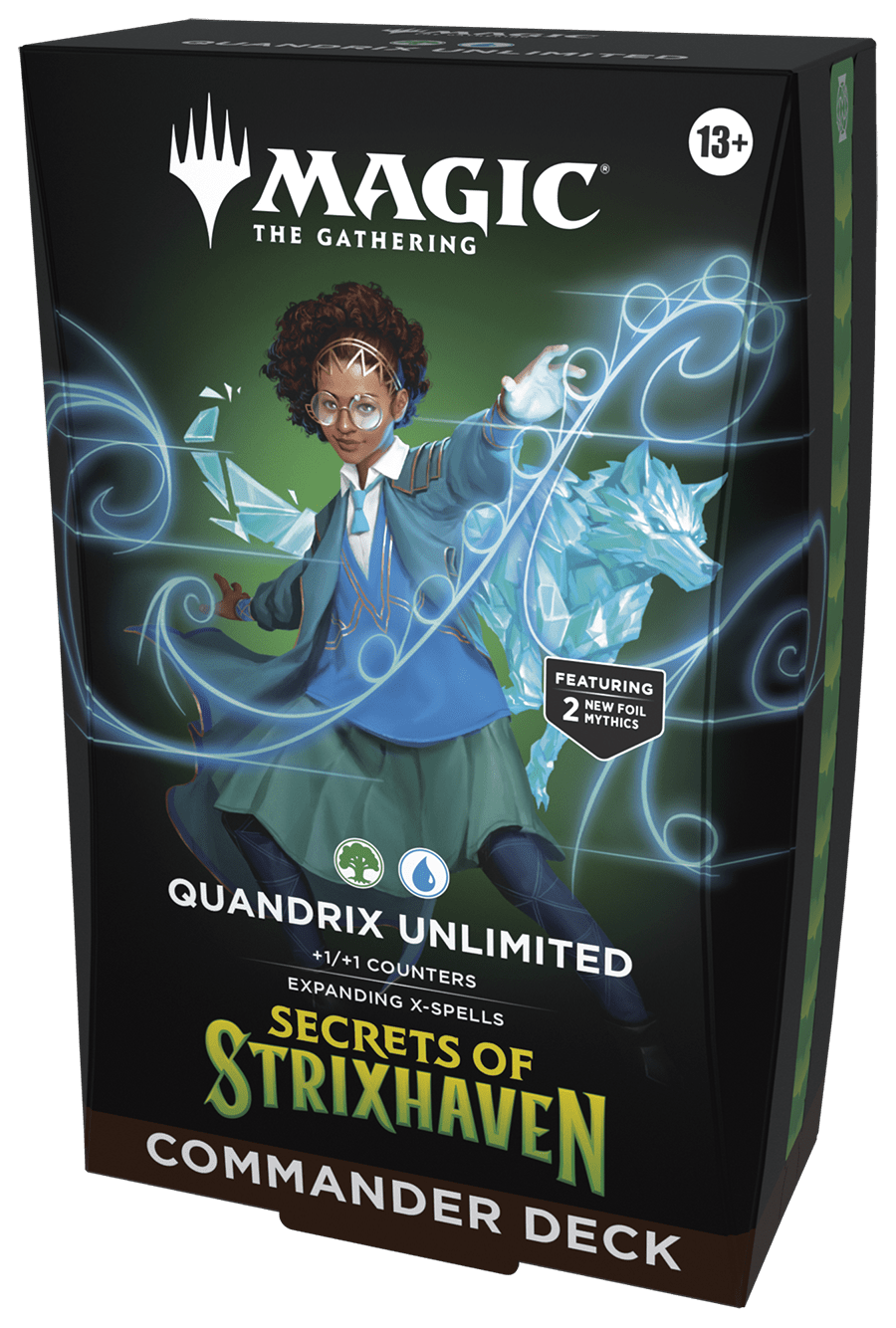 Magic: The Gathering - Secrets of Strixhaven Quandrix Unlimited Commander Deck
