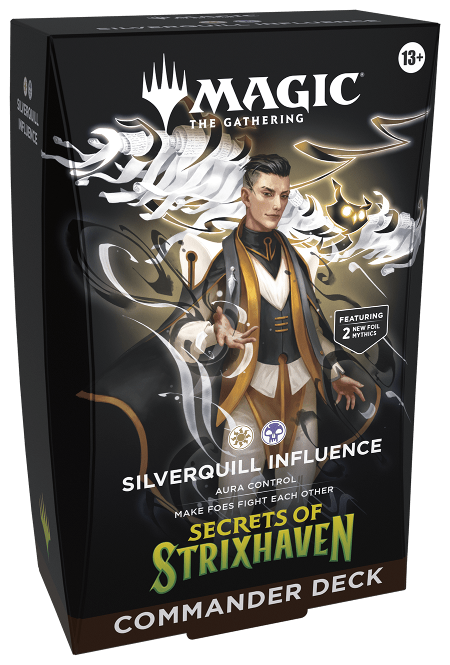 Magic: The Gathering - Secrets of Strixhaven Silverquill Influence Commander Deck