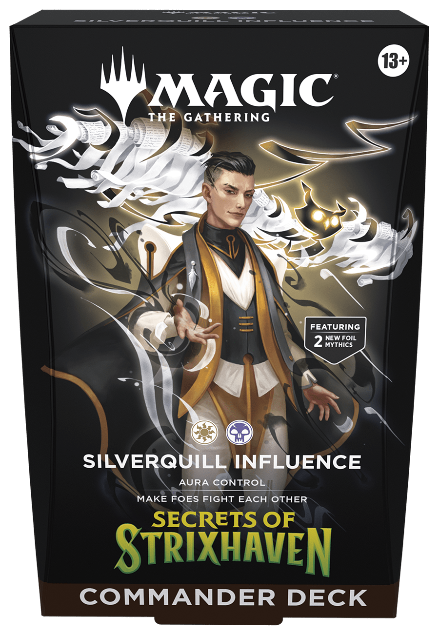 Magic: The Gathering - Secrets of Strixhaven Silverquill Influence Commander Deck