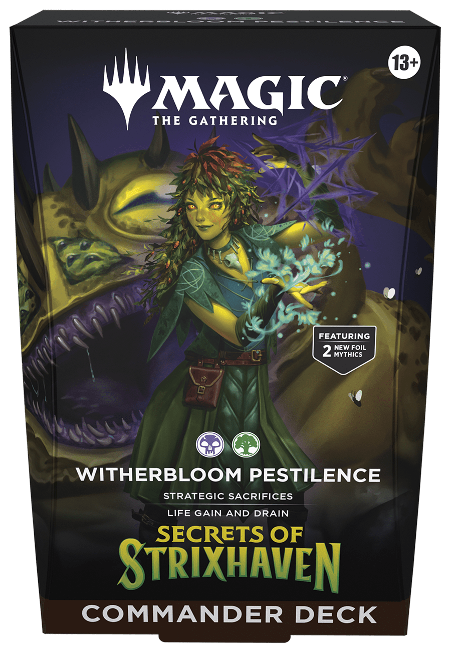 Magic: The Gathering - Secrets of Strixhaven Witherbloom Pestilence Commander Deck