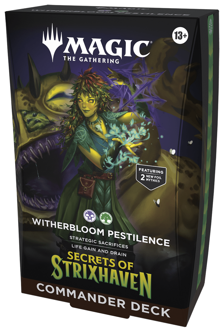 Magic: The Gathering - Secrets of Strixhaven Witherbloom Pestilence Commander Deck