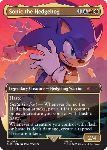 Magic: The Gathering - Sonic The Hedgehog: Friends & Foes Secret Lair Drop (Non-Foil)