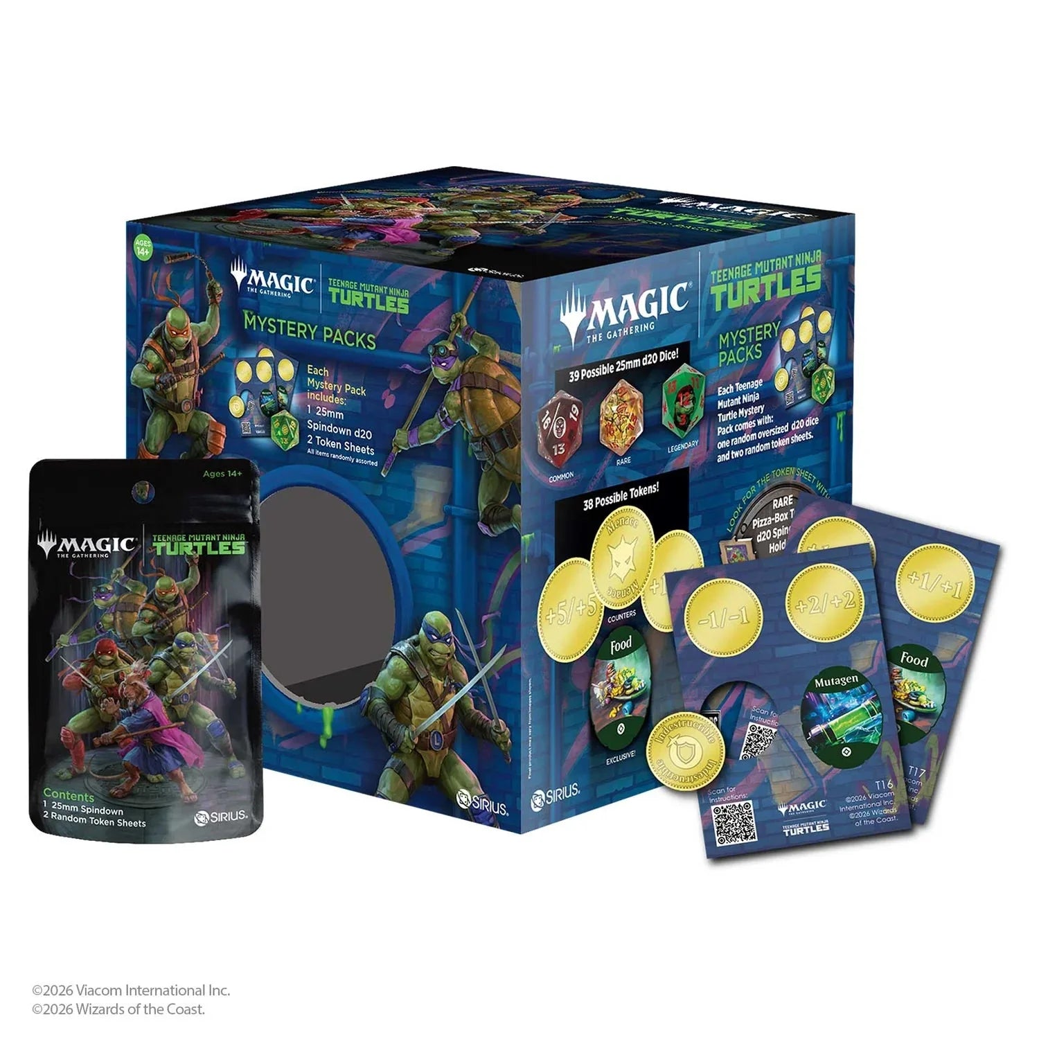 Sirius Dice - Magic: The Gathering - Teenage Mutant Ninja Turtles Treasure Pack