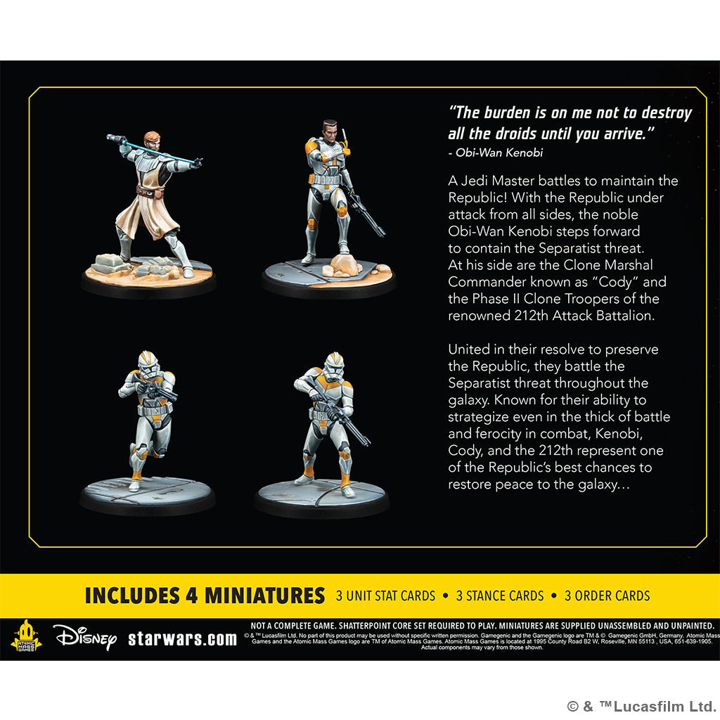 Star Wars: Shatterpoint - Hello There: General Kenobi Squad Pack