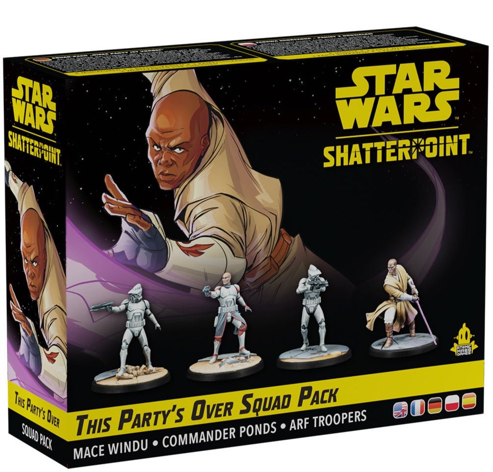 Star Wars Shatterpoint: This Party's Over (Mace Windu) Squad Pack