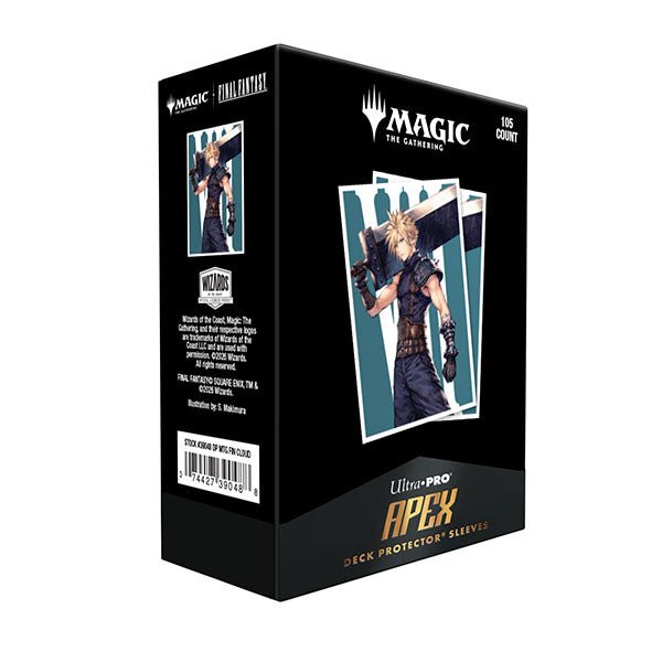 Ultra PRO - Magic: The Gathering - Final Fantasy: Cloud, Ex-Soldier 105ct Apex Deck Protector Sleeves
